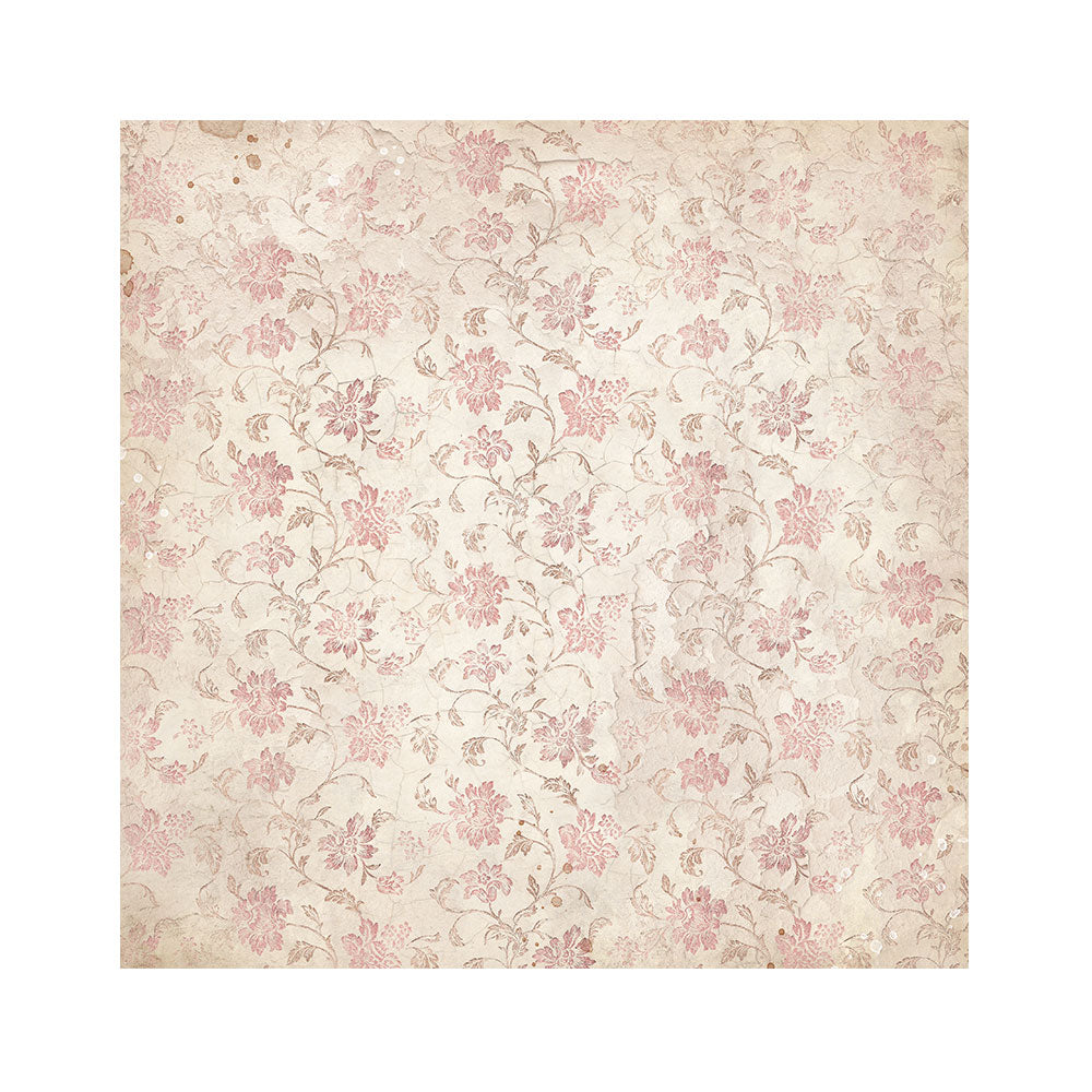 Stamperia Fabric 4 sheets- Romance Forever