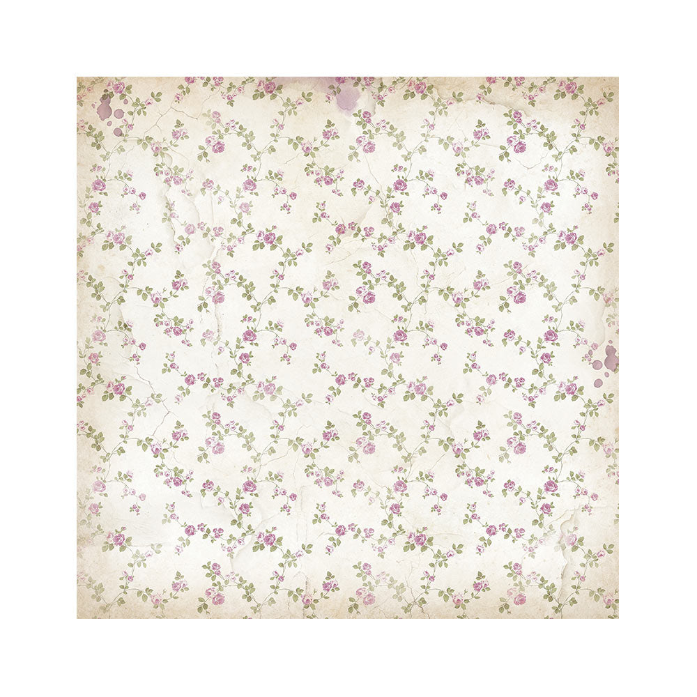 Stamperia Fabric 4 sheets- Lavender