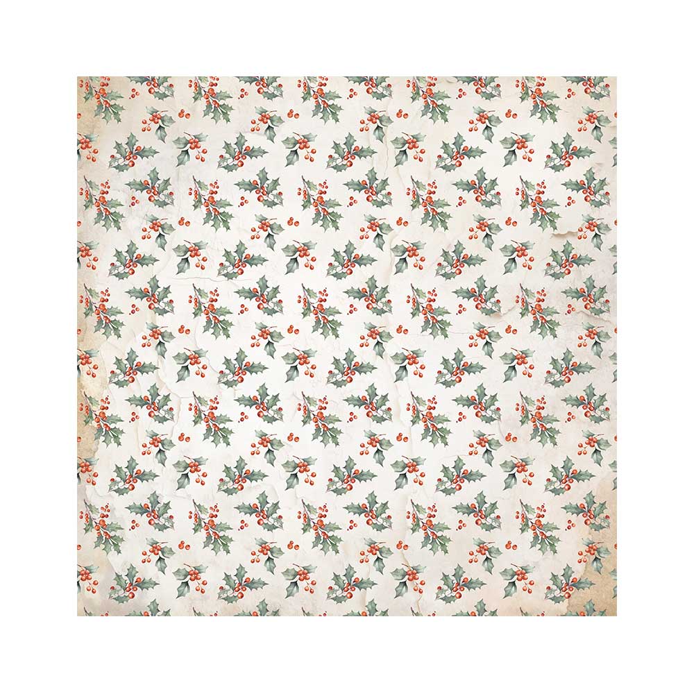 Stamperia Fabric 4 sheets- Gear Up For Christmas