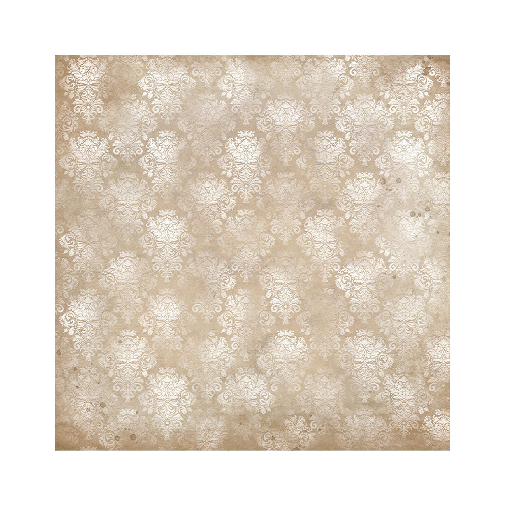 Stamperia Fabric 4 sheets- Golden Harmony