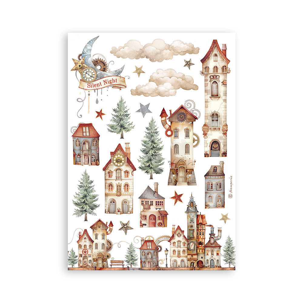 Washi pad 8 sheets A5 - Gear Up For Christmas