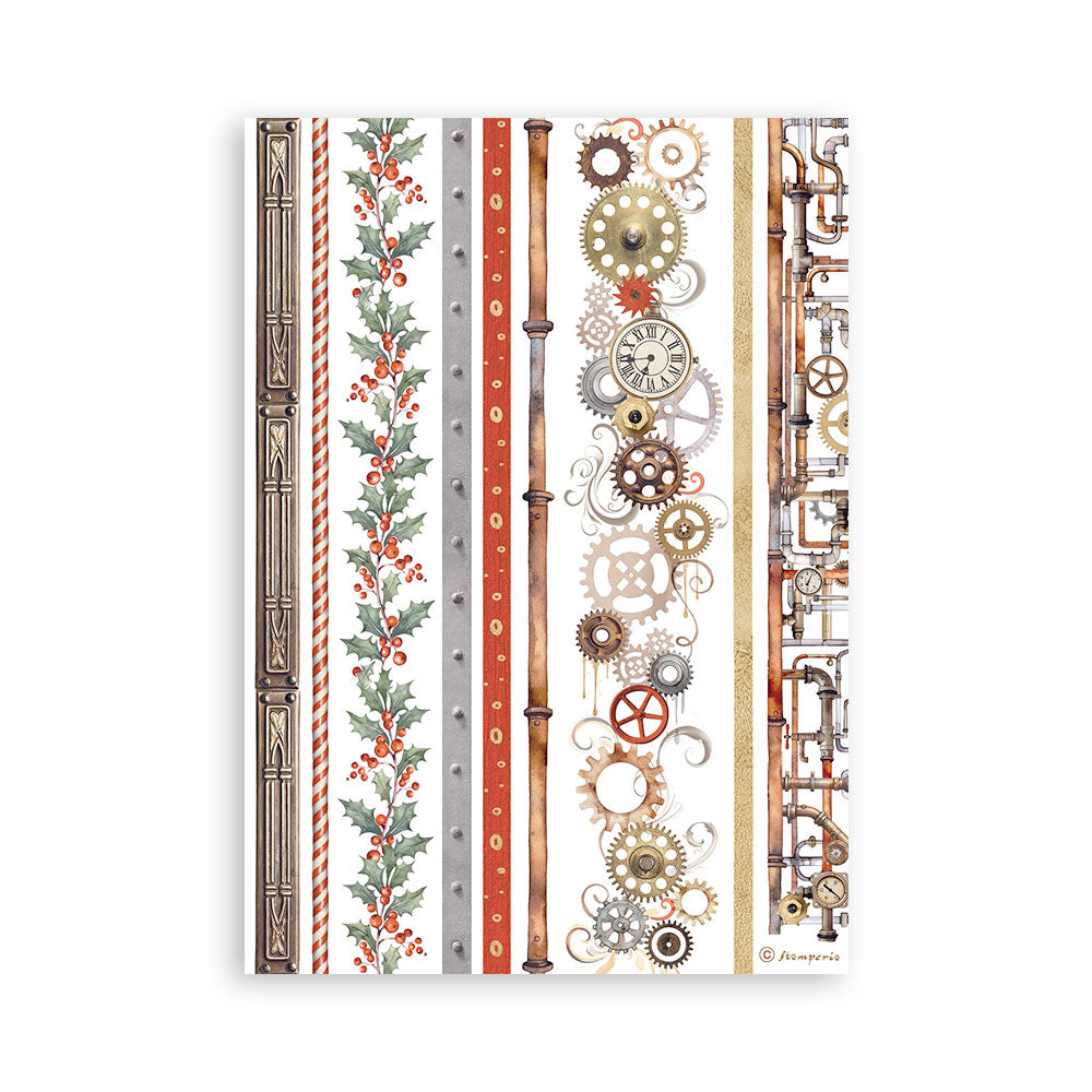 Washi pad 8 sheets A5 - Gear Up For Christmas