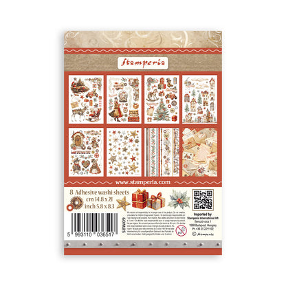 Washi pad 8 sheets A5 - Gear Up For Christmas