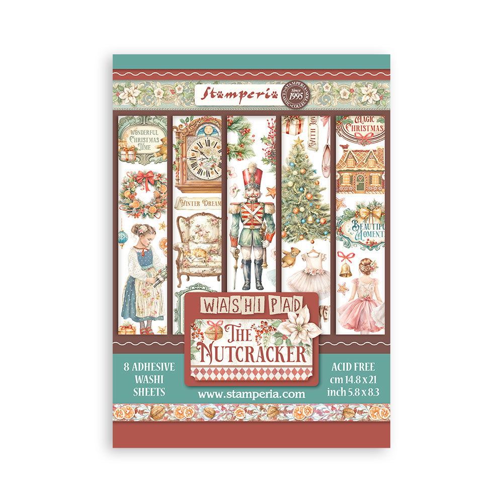 Washi pad 8 sheets A5 - The Nutcracker