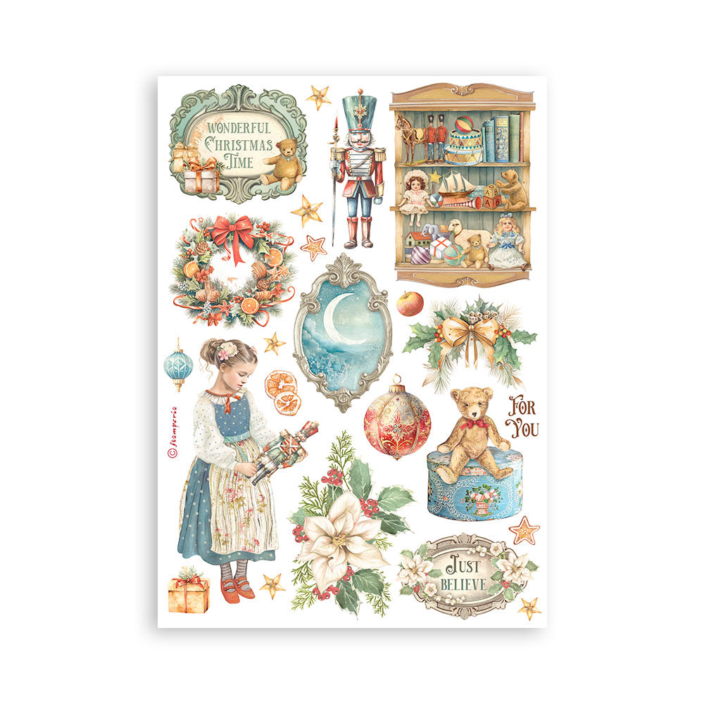 Washi pad 8 sheets A5 - The Nutcracker