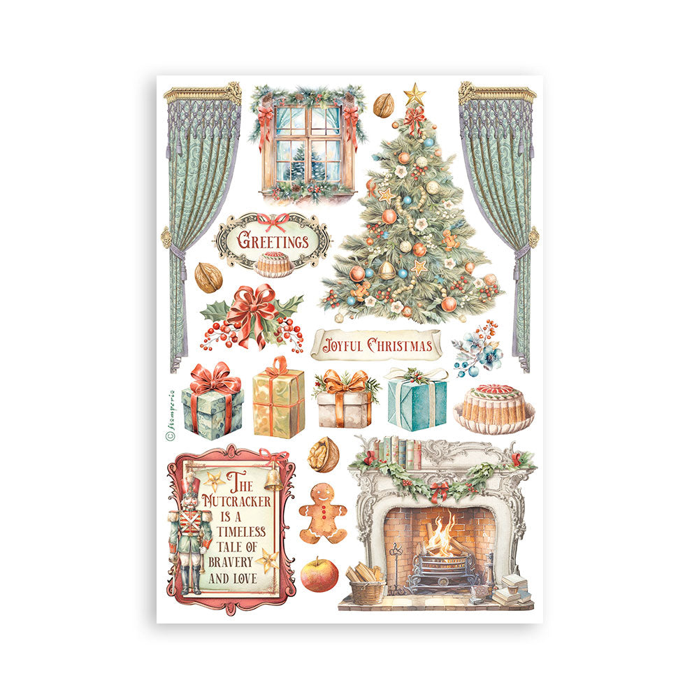 Washi pad 8 sheets A5 - The Nutcracker