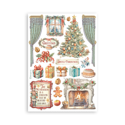 Washi pad 8 sheets A5 - The Nutcracker