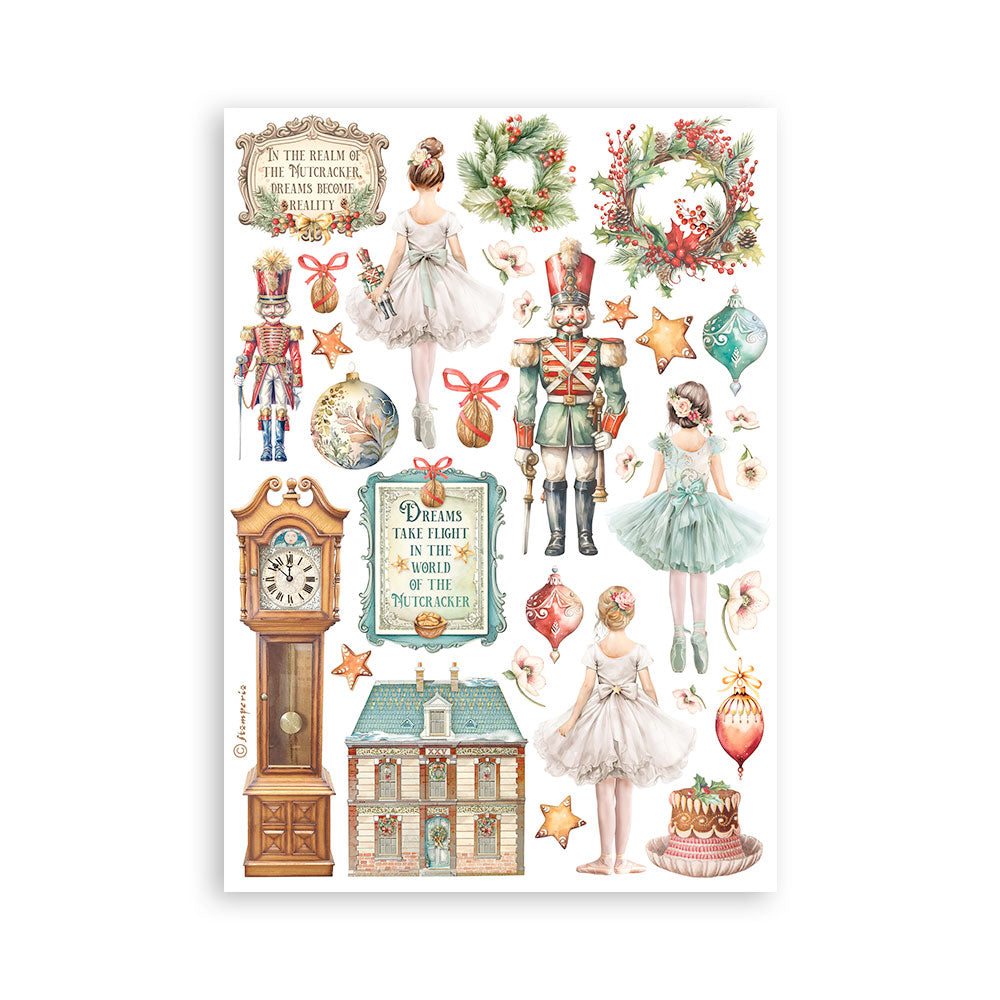 Washi pad 8 sheets A5 - The Nutcracker