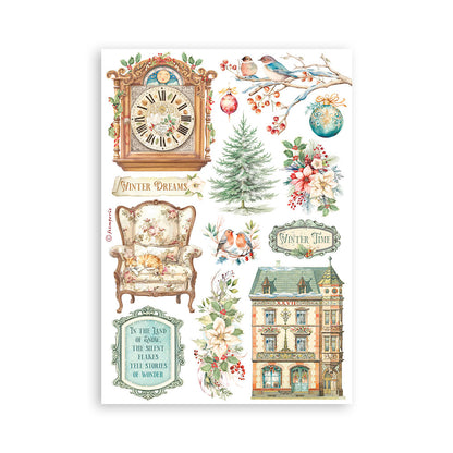 Washi pad 8 sheets A5 - The Nutcracker