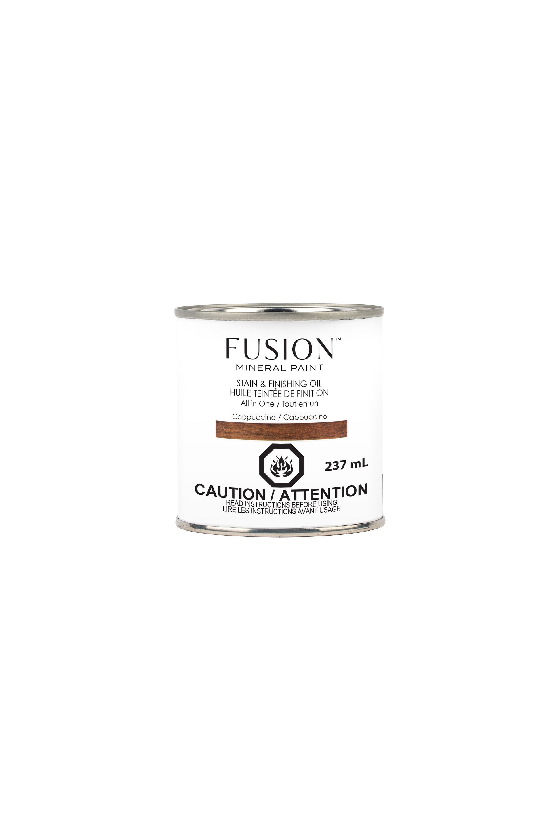 Fusion Stain and Finishing Oil SFO 237ml - Cappuccino