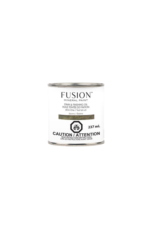 Fusion Stain and Finishing Oil SFO 237ml - Ebony