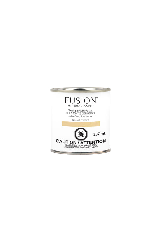 Fusion Stain and Finishing Oil SFO 237ml - Natural