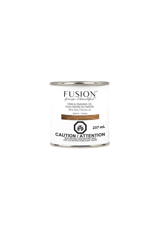 Fusion Stain and Finishing Oil SFO 237ml - Walnut