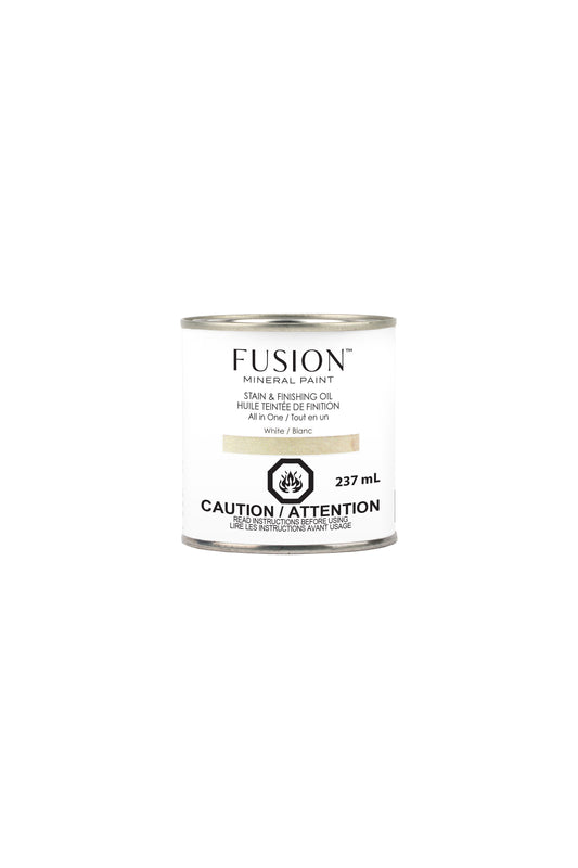 Fusion Stain and Finishing Oil SFO 237ml - White