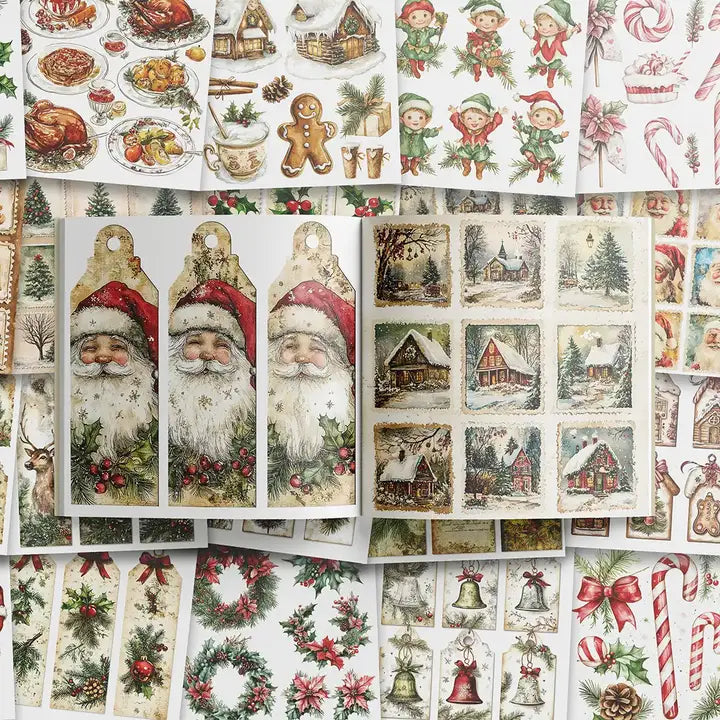 Scrapbook Resource Co Scrapbook Pad - Christmas Ephemera 1