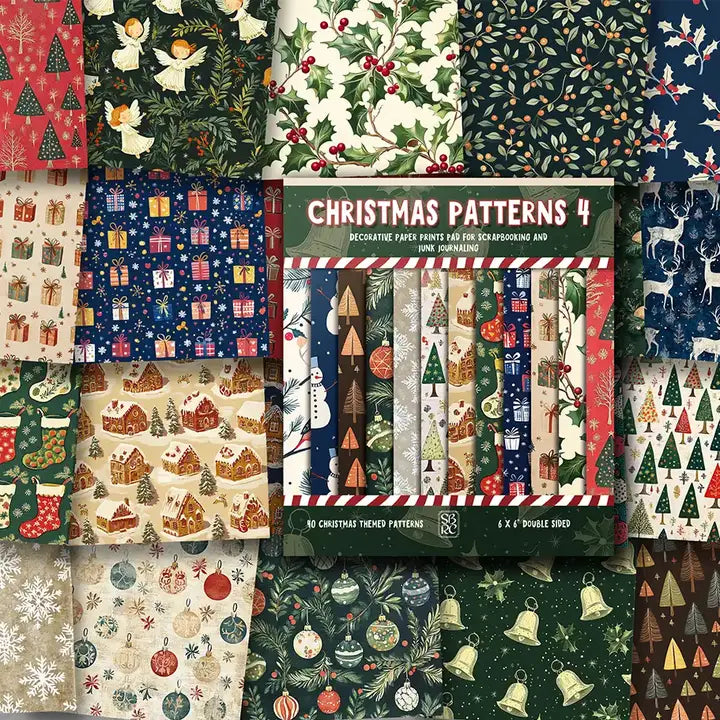 Scrapbook Resource Co Scrapbook Pad - Christmas Patterns 4