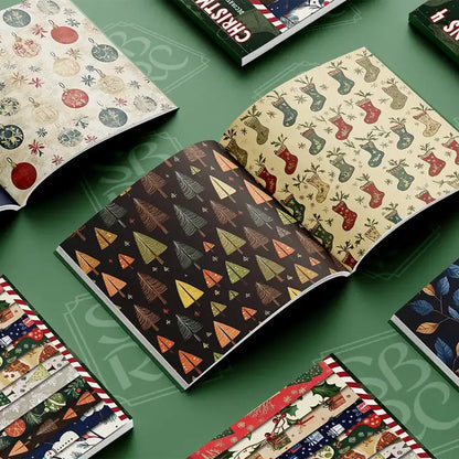 Scrapbook Resource Co Scrapbook Pad - Christmas Patterns 4