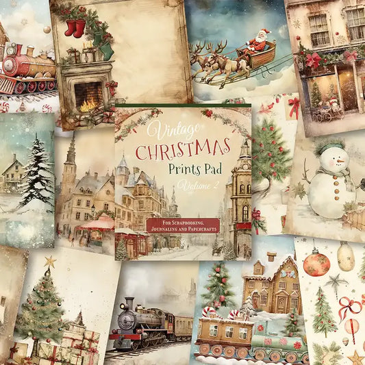 Scrapbook Resource Co Scrapbook Pad - Vintage Christmas 2