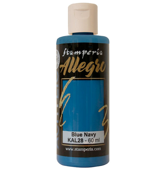 Stamperia Allegro Acrylic Craft Paint 60 ml - Blue Navy