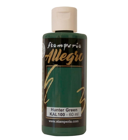 Stamperia Allegro Acrylic Craft Paint 60 ml - Hunter Green