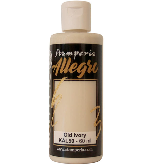 Stamperia Allegro Acrylic Craft Paint 60 ml - Old Ivory
