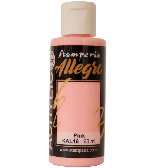Stamperia Allegro Acrylic Craft Paint 60 ml - Pink