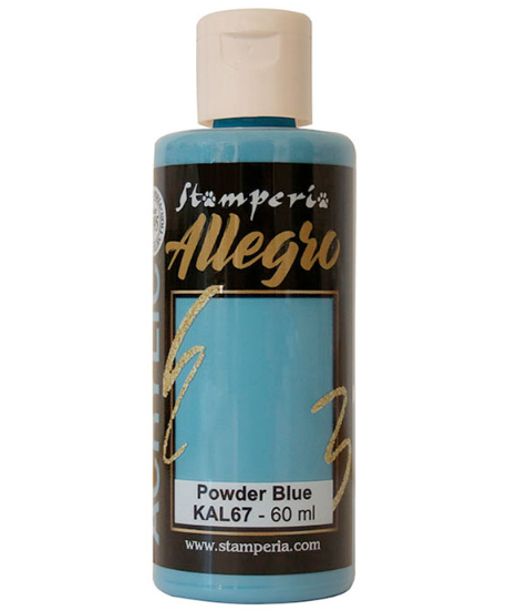 Stamperia Allegro Acrylic Craft Paint 60 ml - Powder Blue