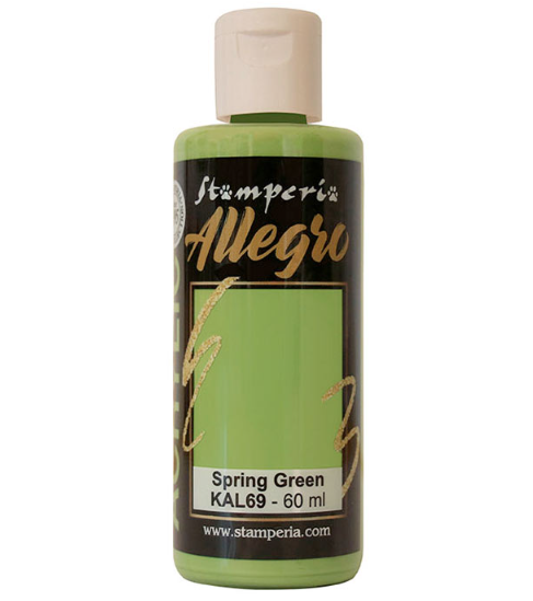 Stamperia Allegro Acrylic Craft Paint 60 ml - Spring Green