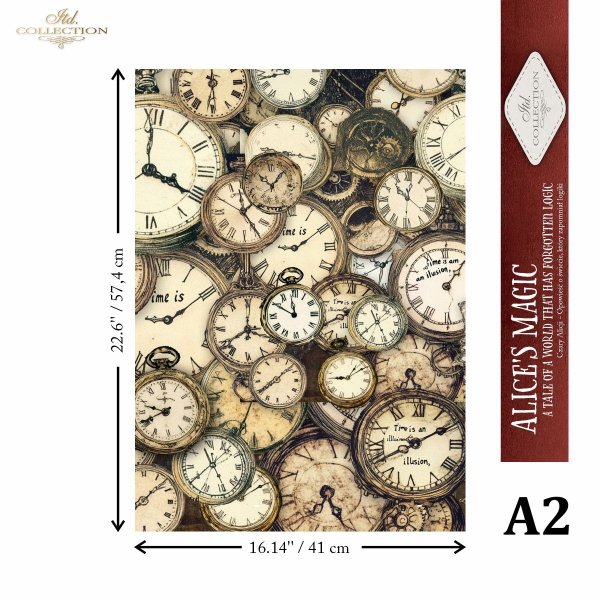 A2 Rice Paper 2 Sheet Set - Alice's Magic Series I – Ninnys Napkins