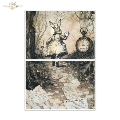 Special Order - ITD Collection Rice Paper 2 Sheet Set - Alice's Magic Series III