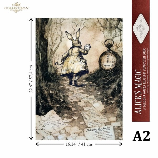 Special Order - ITD Collection Rice Paper 2 Sheet Set - Alice's Magic Series III