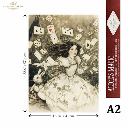 Special Order - ITD Collection Rice Paper 2 Sheet Set - Alice's Magic Series VI