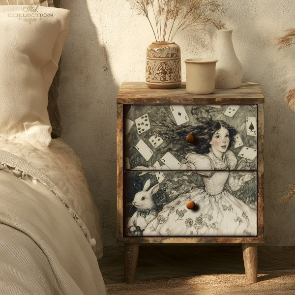 Special Order - ITD Collection Rice Paper 2 Sheet Set - Alice's Magic Series VI