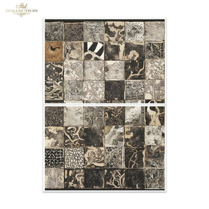 Special Order - ITD Collection Rice Paper 2 Sheet Set - Black and White Series I
