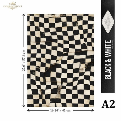 Special Order - ITD Collection Rice Paper 2 Sheet Set - Black and White Series V