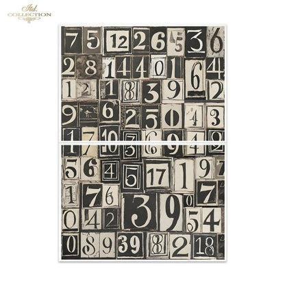 Special Order - ITD Collection Rice Paper 2 Sheet Set - Black and White Series VI