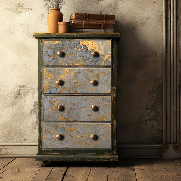 Special Order - ITD Collection Rice Paper 2 Sheet Set - Inspired by Klimt Series II