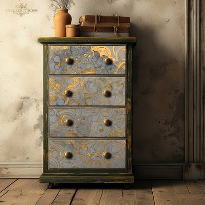 Special Order - ITD Collection Rice Paper 2 Sheet Set - Inspired by Klimt Series II