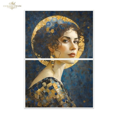 Special Order - ITD Collection Rice Paper 2 Sheet Set - Inspired by Klimt Series IV