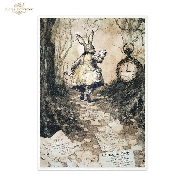 Special Order - ITD Collection Rice Paper 3 Sheet Set - Alice's Magic Series II