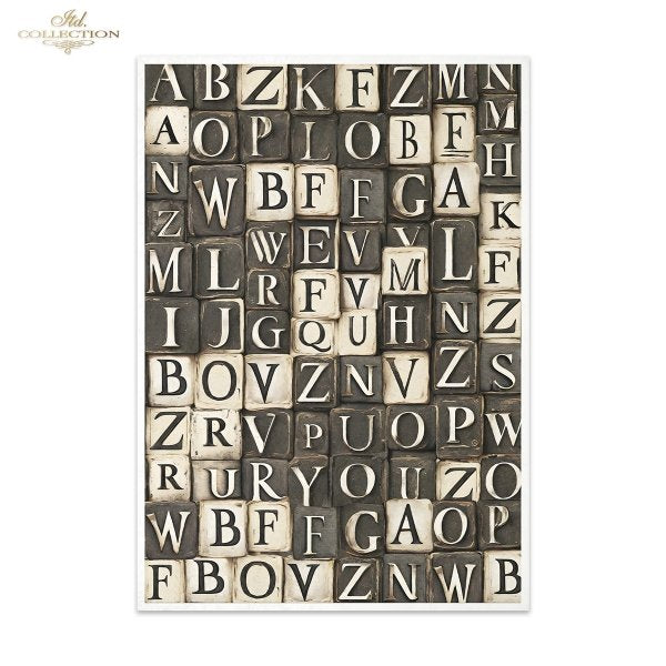 Special Order - ITD Collection Rice Paper 3 Sheet Set - Black and White Series I