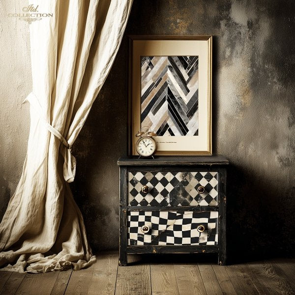 Special Order - ITD Collection Rice Paper 3 Sheet Set - Black and White Series II