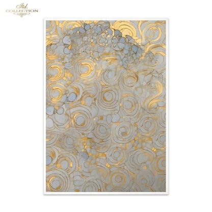 Special Order - ITD Collection Rice Paper 3 Sheet Set - Inspired by Klimt Series I