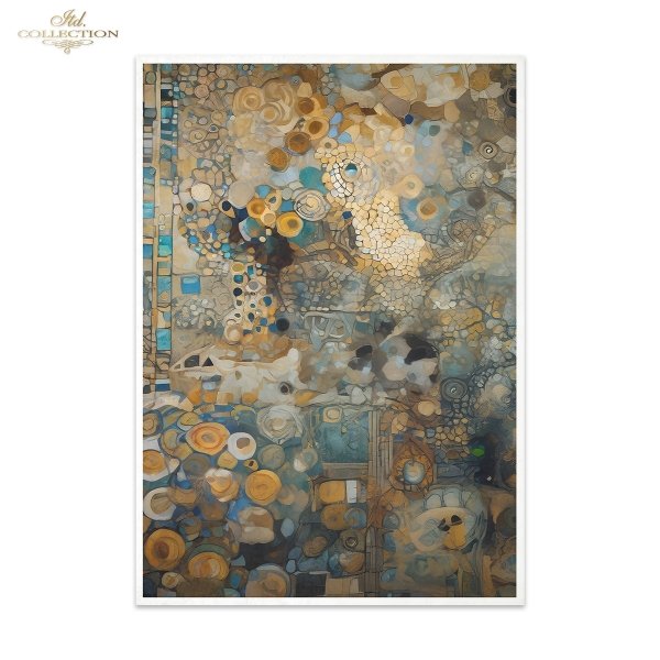 Special Order - ITD Collection Rice Paper 3 Sheet Set - Inspired by Klimt Series I