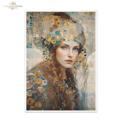 Special Order - ITD Collection Rice Paper 3 Sheet Set - Inspired by Klimt Series I