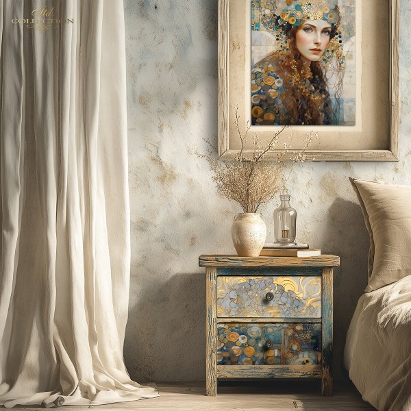 Special Order - ITD Collection Rice Paper 3 Sheet Set - Inspired by Klimt Series I