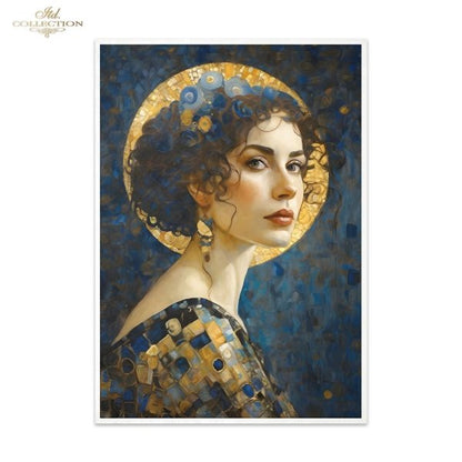 Special Order - ITD Collection Rice Paper 3 Sheet Set - Inspired by Klimt Series II