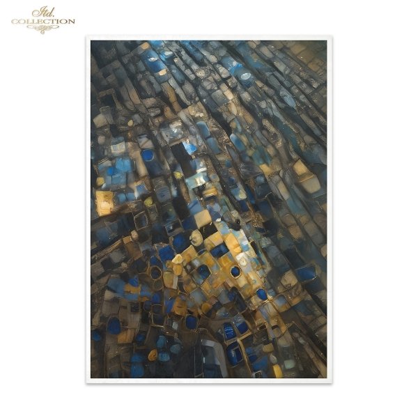 Special Order - ITD Collection Rice Paper 3 Sheet Set - Inspired by Klimt Series II