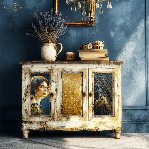 Special Order - ITD Collection Rice Paper 3 Sheet Set - Inspired by Klimt Series II