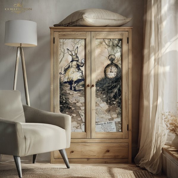 Special Order - ITD Collection Rice Paper 4 Sheet Set - Alice's Magic Series III